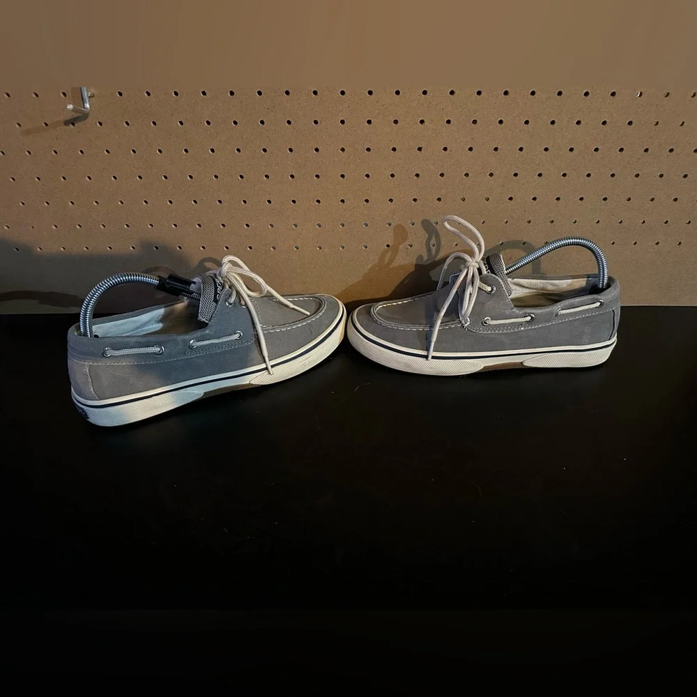 Sperry 0772830: Men's Halyard 2-Eye Grey Shoes Size 8 Sperry Men's